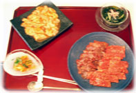 「基本料理・実習コースメニュー「焼肉」