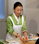 豆腐をサンド