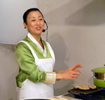 はまぐりを焼く