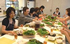 会食の様子
